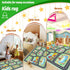 39''x59'' Kids Rug Car Rugs Playmat Carpet for Kids Toy Cars for Playroom Classroom Kids Room, Educational Area Rugs