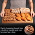 HAONEYS Set 3 Wood Cutting Boards of for Kitchen, Large Wooden Cutting Board with Juice Groove, Charcuterie Board