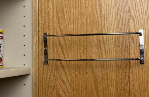 Nifty Solutions Spice Racks, Door/Wall Stainless Steel Spice Rack