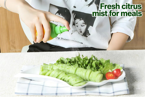 YOFAN 2-Pack Lemon Juice Sprayer, Manual Orange Juice Citrus Spray for fresh flavor, Lemon Squeezer for Salad, Kitchen