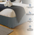 Utopia Bedding King Bed Skirt - Soft Quadruple Pleated with 16 Inch Tailored Drop - Hotel Quality, Grey