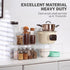 Hampsele Countertop Kitchen(4 Acrylic Kitchen Cabinet Organizer Shelf, Spice Rack, Plate and Cupboard Storage Riser