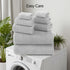 Set 8 8 2 2 2 2 REDKISS Gray Bath Towels Piece - Microfiber Bathroom Towels of Large, Highly Absorbent Bath Towel, Soft