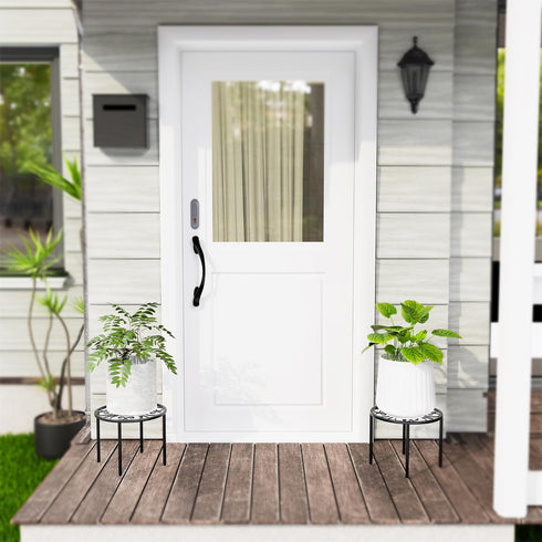 Chinpakden Plant Stand Flower Stand - Metal Plant Holder for Garden Home, Anti-rust Plant Rack for Multiple Plant