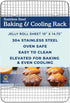 Ultra Cuisine 10x14.75 inch Stainless Steel Baking Rack - Heavy Duty Wire Cooling Rack for Cooking and Baking