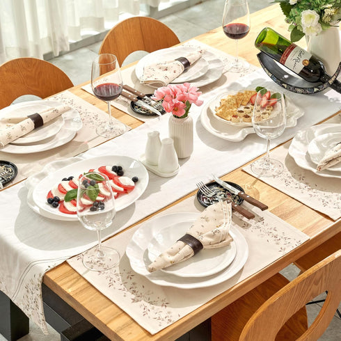 3-Layer Set 2 Sochang Cotton Muslin Towels, Unbleached & Fluorescent-Free, Multi-Purpose Kitchen Towels & Dish Cloths