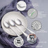 12 Pcs Dinner Spoon Set, Premium Food Grade Stainless Steel, 7.3 Inch, Mirror Finish & Dishwasher Safe