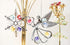 Chrome Plated Angel W/Heart Ornament with Crystal Element for Home Decor