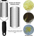 Cheese Zester Grater Handheld - Lemon Citrus Zester Tool for Kitchen, Stainless Steel Grater for Cake Decorating