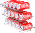 Simple Houseware 2-Pack Clear Front-Loading Beverage Soda Can Organizer Dispenser