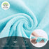 Cosy Family 24 Pack Set 12 12 inches, Soft Washcloths - x Quick Drying - Highly Absorbent Coral Velvet Fingertip Towel