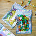 100 Pieces Smell Proof Bags, 3x5 Inches Resealable Mylar Bags, Clear Zip Lock Food Storage Bags