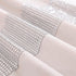 TAOSON Pack 2, Home,18x18 inch of Cream White Matching Sequin Patchwork Velvet Throw Pillow Cover with Silver Sequined