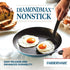 Farberware Cookstart DiamondMax Nonstick Frying Pans/Skillet Set, 8.25 Inch and 10 Inch, Aqua, Dishwasher Safe