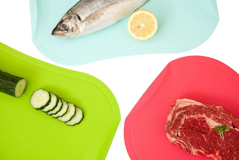 doblé Non-Scratch Flexible Cutting Board for Chopping, Small (11.2" x 7.79"), Scratch Free with Easy Grip Handle