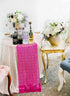 ShinyBeauty Hot Pink Table Runners, Pack of 2, Fuchsia Sequin 12x108 in Wedding Party Supplies