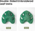 Set 2 3D 18"& 14" Set AELS of Leaves Decorative Throw Pillows, Monstera Deliciosa Plush Pillow for Plant Lovers Garden
