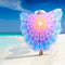 Large Microfiber Boho Mandala Beach Towel Round Bohemian Beach Blanket Hippie Indian