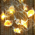 Starryfill Ocean Real Conch 10 LED String Lights, 9.0Ft Waterproof Battery Operated Warm White with Timer