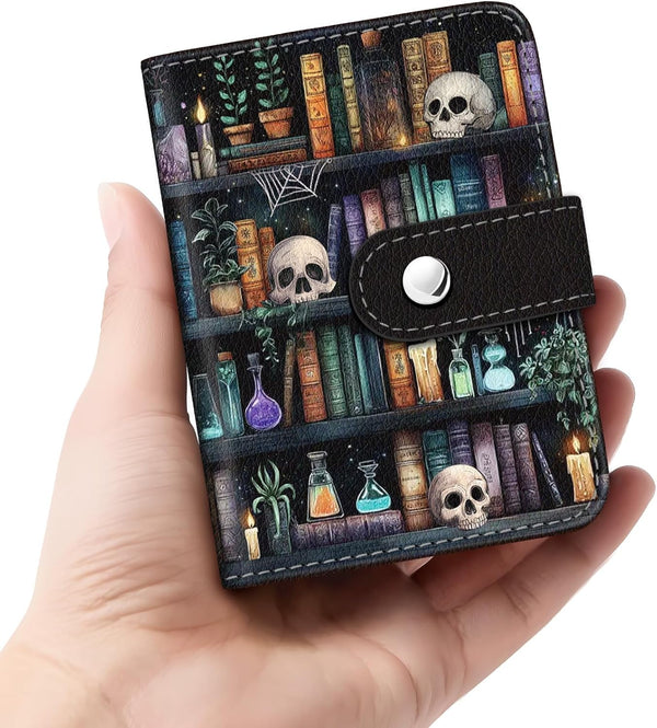 Goth Skul Bookshelf Small Photos Album for 2x3 Inch Films, 56 Pockets