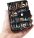 Goth Skul Bookshelf Small Photos Album for 2x3 Inch Films, 56 Pockets