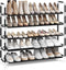SONGMICS 5-Tier Shoe Rack, Shoe Storage for Hallway Closet, Slim and Space-Saving,