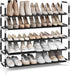 SONGMICS 5-Tier Shoe Rack, Shoe Storage for Hallway Closet, Slim and Space-Saving,