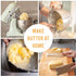 Set 2 9.5 inches Gnocchi Boards and Wooden Butter Paddles to Easily Create Authentic Homemade Pasta and Butter Without