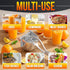 20 oz Hand Juicer Squeezer with Ergonomic Heavy Duty Handle Bowl Aluminum Lemon Juicer with Pour Spout for Mess-Free