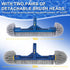 18 20 2 1 POOLAZA & Pool Brushes with Round Ends, Detachable Pool Brushes for Cleaning Pool Walls & Tiles, in Pool