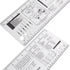 Culinary Ruler Acrylic Cutting Reference Template, Cooking Measurement Tool for Food with Weight Temperature Chart