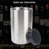 Stainless Steel Wine Bottle Chiller, Cooler Bucket with Ice Pack for White Wine & Champagne, Perfect Accessories for