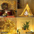 33 100 8 Minetom Globe String Lights - Plug in ft LED Crystal Globe Fairy Lights with Lighting Modes and Remote