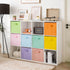 GRANNY SAYS 8-Pack Cube Storage Bins, 13x13x13 Collapsible Fabric Storage Organizer with Handle, Toy Baskets for Kids
