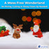Super Realistic Fake Snow Blanket 30 sqft - Cotton-Like Fluffy Snow for Winter Mantle Village, 3 Pack, Crisp