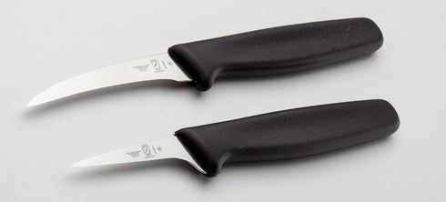 Mercer Culinary Thai Fruit Carving Knife Set - 2 Inch & 2.5 Inch with Black Handles