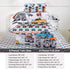 Sets 6 Set Set Mooreeke Twin Size Comforter for Boys Kids, Pieces Bed in a Bag Monster Truck Bedding Comforter Sheet