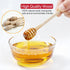 CINBILCORN 4 Sticks,6.3 Inches Pcs Wooden Honey Dipper Honey Comb Stick Honey Spoon Honey Wand for Honey Collecting