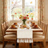 72 inches Country (15x72 inch) yuboo Beige Boho Table Runner Long, Spring Rustic Farmhouse Dresser Runners Cover Top