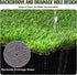 4 6 1.38" VEVOR Artifical Grass Turf, x ft Thick Grass Rug Indoor Outdoor, Realistic Synthetic Grass Mat with Drainage