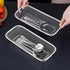 Utensil Drying Rack, 2 Pack Stainless Steel Holder, Compact Dish Rack for Kitchen Counter, Silverware Basket Organizer