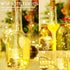 12 Packs 20 SmilingTown LEDs Wine Bottle Lights with Cork - Silver Wire Cork Lights Battery Operated Fairy Mini String