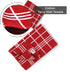 Sets 12x12 inch 16x24 inch Pack 10 Encasa XO Kitchen Towels and Dish Cloths | Red Combo Highly Absorbent Cotton Terry