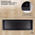 Black Wood Tray for Vanity, Bathroom, or Toilet Tank, Countertop Organizer for Perfume, Jewelry, Candles, DIY Decor