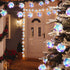 20 10ft AceList LED Globe Disco Ball Mirror String Lights, USB&Battery Powered Fairy Lights, Eid Ramadan Decoration