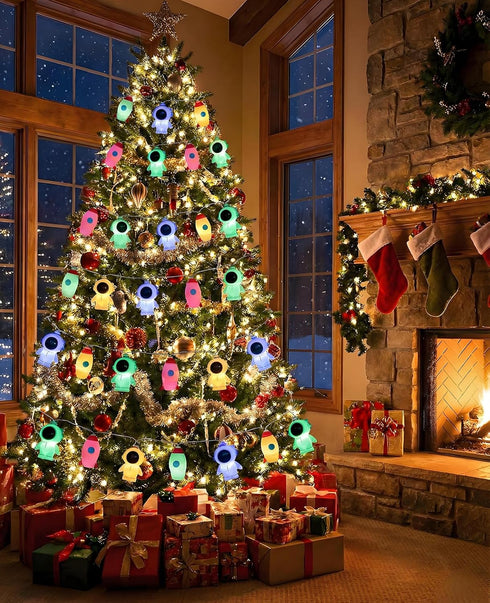 20 AceList LED Space String Lights, Magical Rocket and Astronaut Decor | USB&Battery Powered for Children's/Kids'