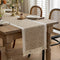 Table Runners 63 Inches,Waterproof Boho Table Runner with Tassel Fringe,Table Runner for