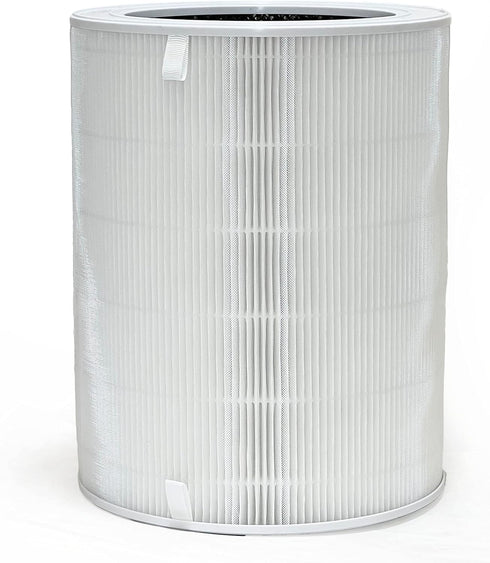 Nispira NDAP-01 NDAP-02 Air Purifier Filter Replacement - 3-in-1 True HEPA Activated Carbon for 1,500 Sq. Ft