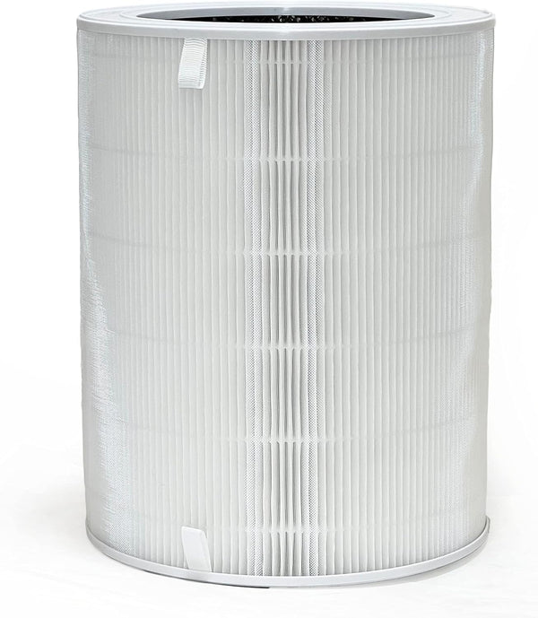 Nispira NDAP-01 NDAP-02 Air Purifier Filter Replacement - 3-in-1 True HEPA Activated Carbon for 1,500 Sq. Ft