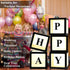5 78 5 Ledido Transparent Balloon Boxes, Clear Balloon Boxes with Pcs String Lights and Letters for Baby Shower Gender